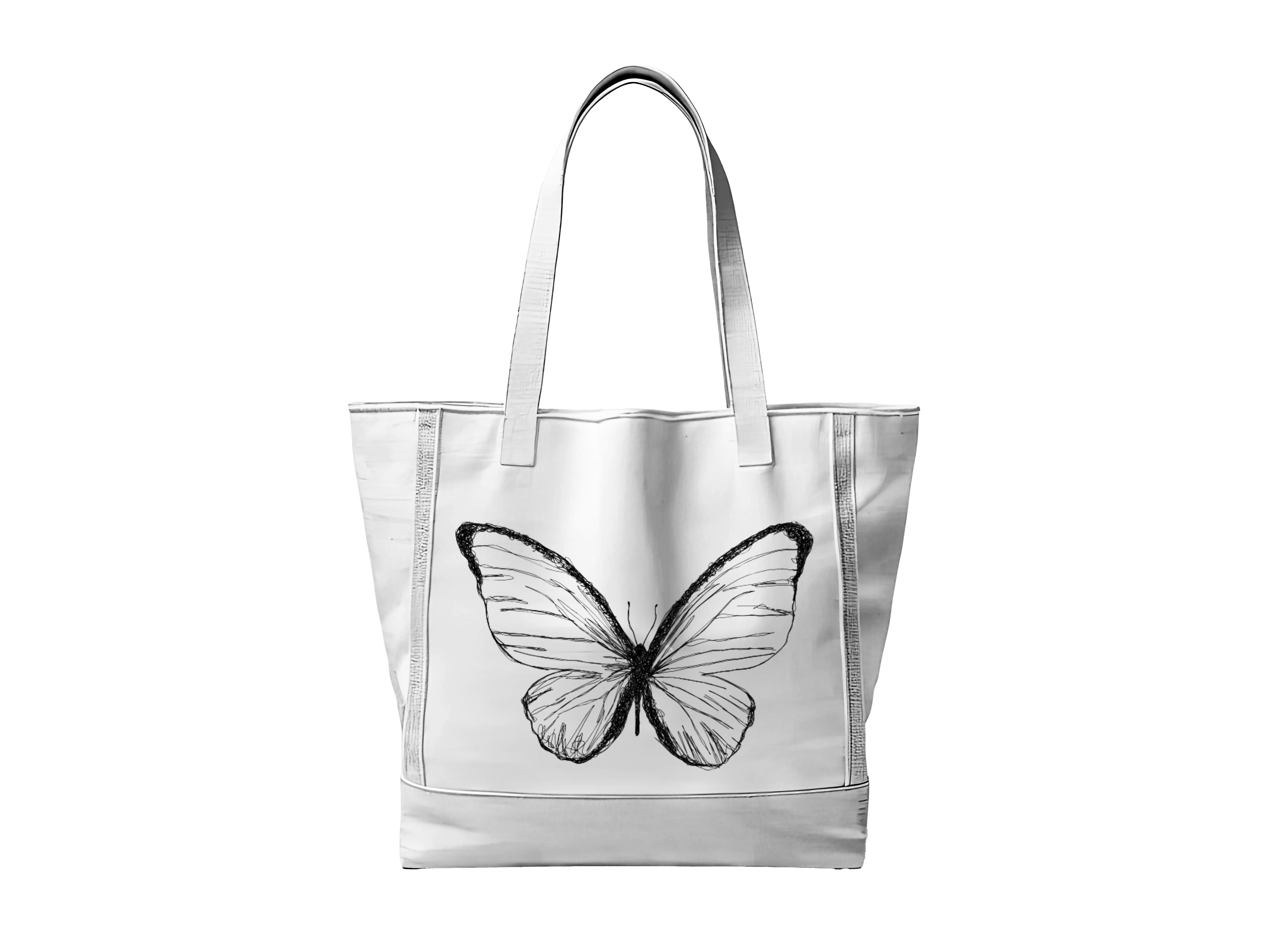 Custom Large Tote with Zipper (21x15x6)